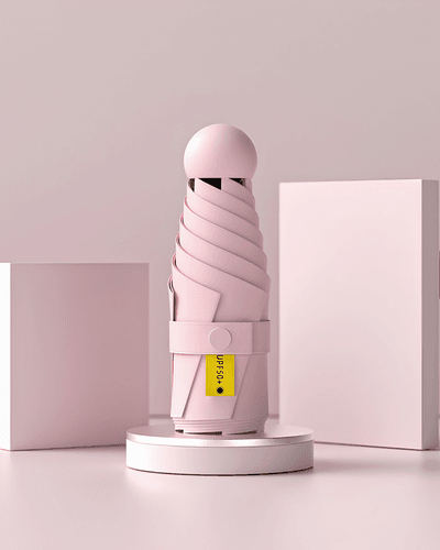 Mini Capsule Umbrella (Phone-Sized) – Ultra-Lightweight, Pocket-Sized Travel Parasol_img_0