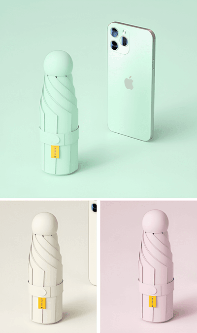 Mini Capsule Umbrella (Phone-Sized) – Ultra-Lightweight, Pocket-Sized Travel Parasol_img_8