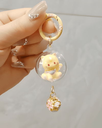 Lucky Bell Kitty Keychains_img_5